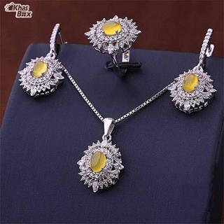 نیم ست نقره شرف شمس زنانه