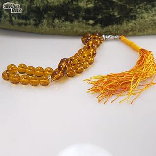 تسبیح طرح سنگ سیترین