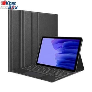کاور کیبورد دار مگنتی تبلت سامسونگ Tab A11 Plus با تاچ‌پد