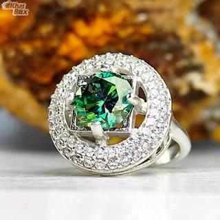 انگشتر نقره زنانه موزانایت اصل