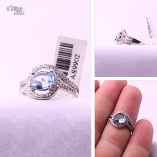 انگشتر طرح توپاز زنانه