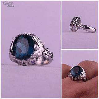 انگشتر توپاز لندن اصل مردانه 