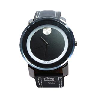 ساعت مچی عقربه ای اسپرت movado بند مشکی کد SW-088