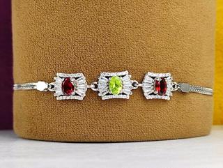 دستبند زنانه زبرجد ورگانت