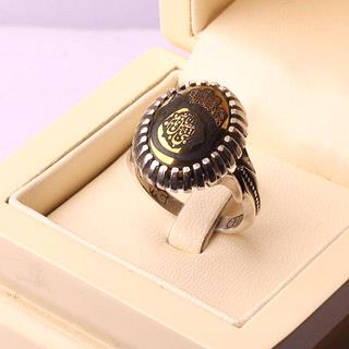 انگشتر نقره حدید صینی مردانه