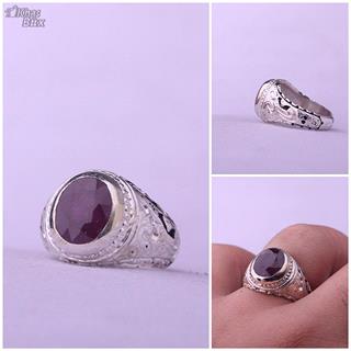 انگشتر یاقوت سرخ آفریقایی مردانه