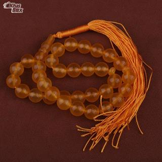 تسبیح عقیق زرد 33 دانه