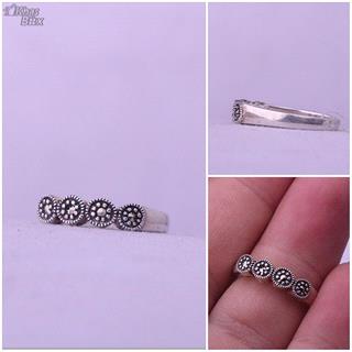 حلقه زنانه ماکازیت نقره