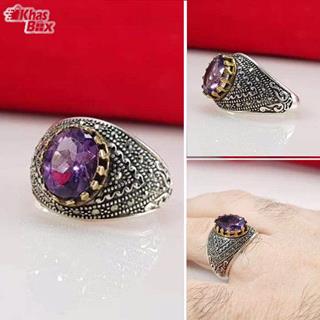 انگشتر آماتیست مردانه 