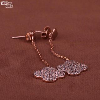 گوشواره نقره رز گلد